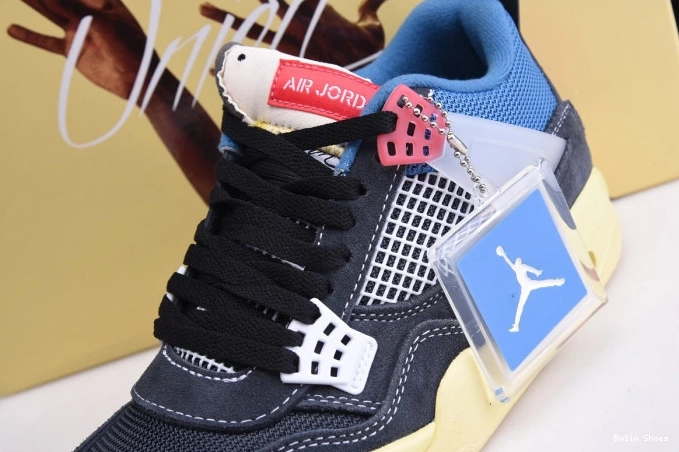 Bmlin Shoes NOIR RETRO UNION OFF AIR 4 JORDAN DC9533-001 0708